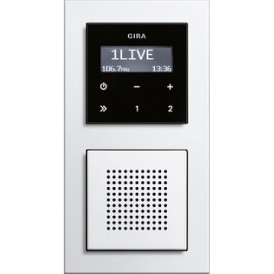 Радиоприемник скрытого монтажа с функцией RDS